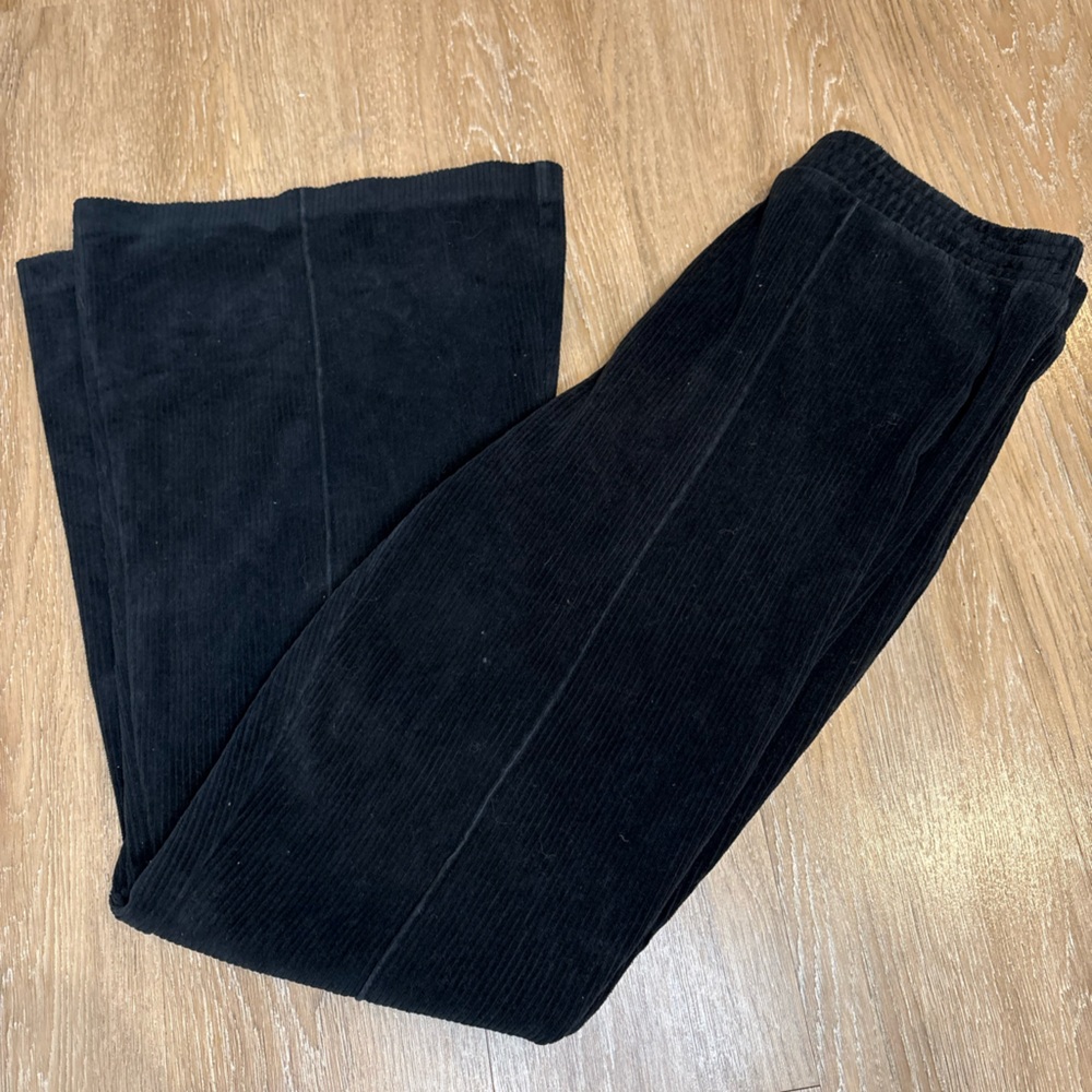 Aerie Black Corduroy Pants